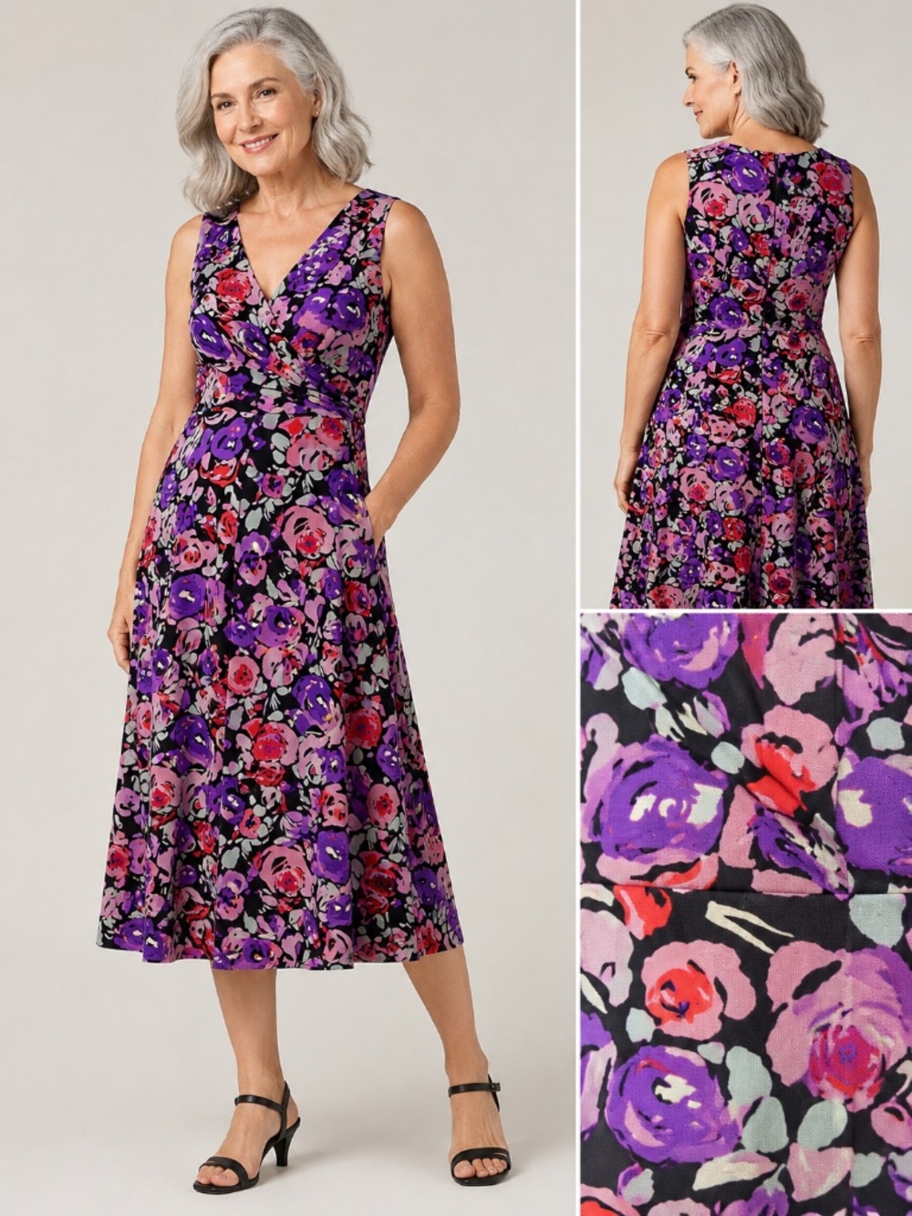 Lauren Ralph Lauren Floral Fit & Flare Dress | Size 10